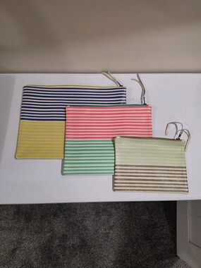 3 Pack Leather Pouches